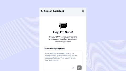 Meet Supe: Soundstripe’s AI Search Assistant